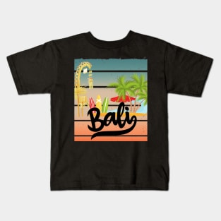 "Bali Bliss: Island Paradise" Vacation Indonesia travel to tropical paradise Kids T-Shirt